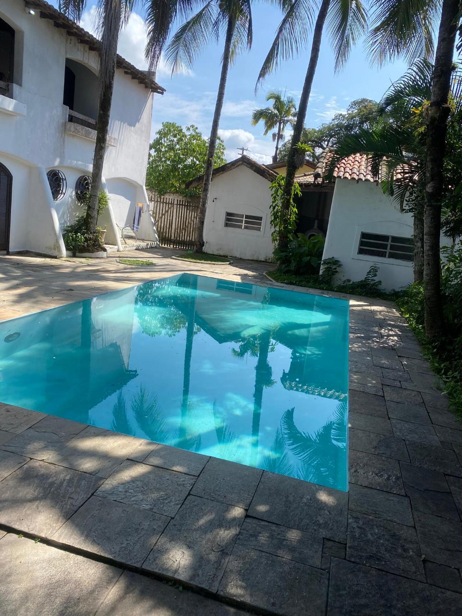 Vila Casarao No Guaruja Com Piscina Exteriér fotografie